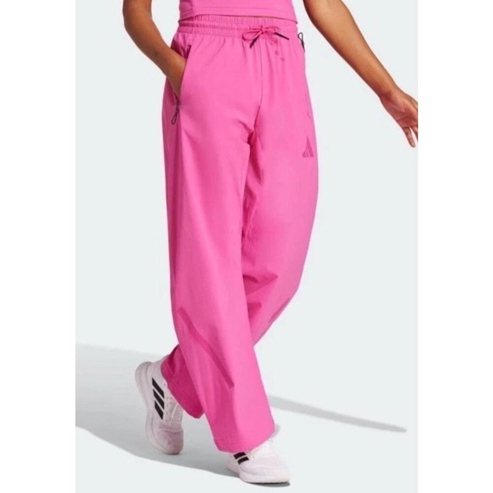 $90 NWT Women’s Adidas Z.N.E. Woven UPF 50 Pants Size XL - Picture 3 of 13